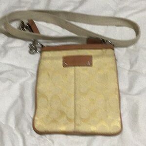 Coach Satchel Yellow As Is